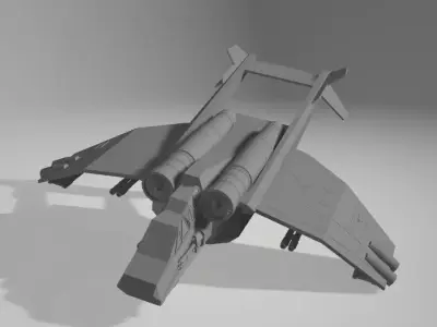 miscparts fighter jet Free 3D print model