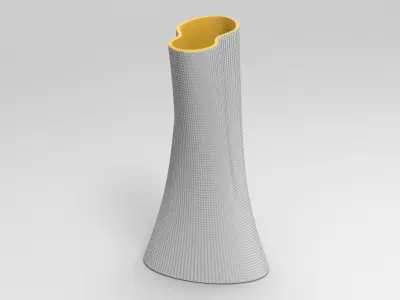Ouy Vase Low-poly 3D model