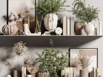 decorative set 56 3D model purchase