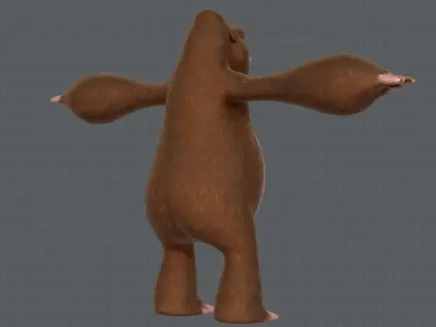 King Kong V01 Low-poly 3D model