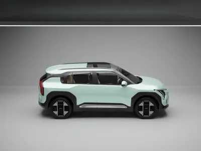 Kia EV3 2025 Low-poly 3D model