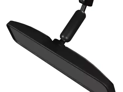 Rear View Mirror Low-poly 3D model