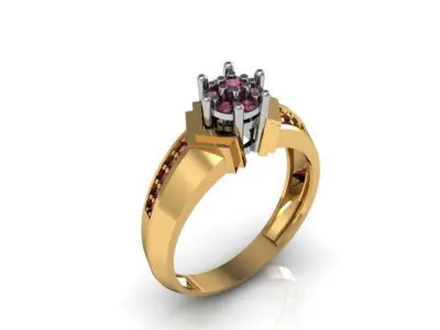daimond ring 3D print model