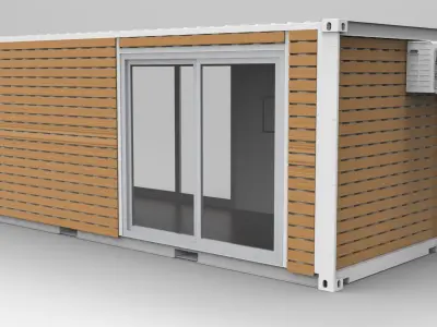 Exhibition booth 3D model