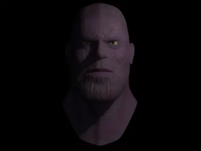 Thanos head model Free 3D model