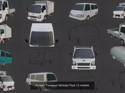 Korean Transport Vehicles Pack