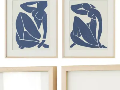 Gallery Wall 122 3D model