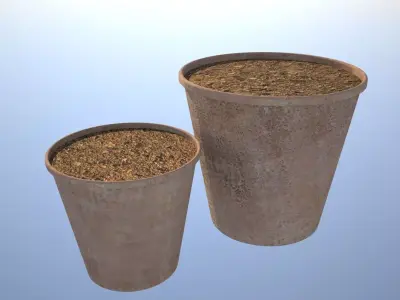Claypots Free 3D model