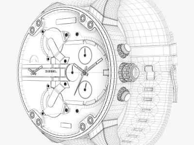 Diesel mr daddy dz 7311 3D model