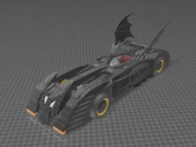 LEGO UCS BATMOBILE 7784 3D print model
