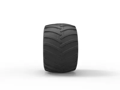 Wheel from monster truck 3D print model