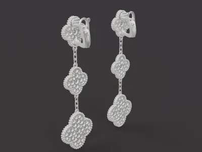 Earrings 54590 3D print model
