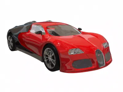 Bugatti Veyron 3D model by bekmurzayevshoxmirzo from CGTrader