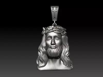 JESUS PENDANT 3D print model buy