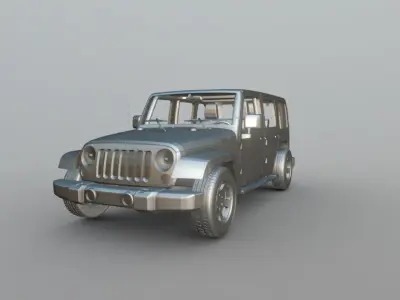 Jeep Wrangler 3D PRINT READY 3D print model