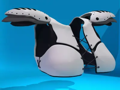 Fictional Sports Armor  3D model