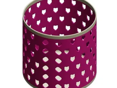 Plastic Stationery Organiser 3D model