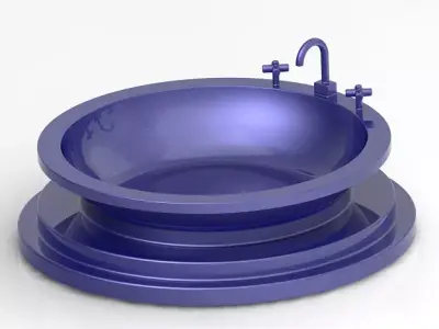 Stylish Bath Tub 3D print model
