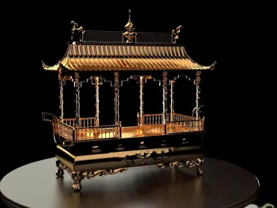 Chinese  incense burner   3D model
