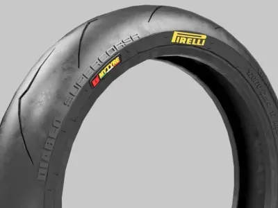Pirelli Diablo Supercorsa SP  Low-poly 3D model