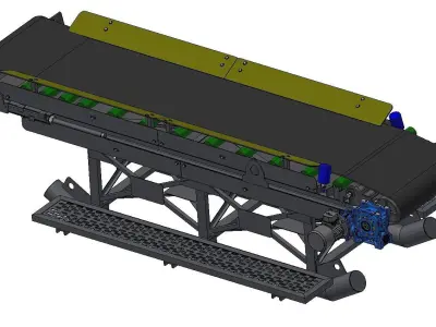 conveyor belt machine 3D print model