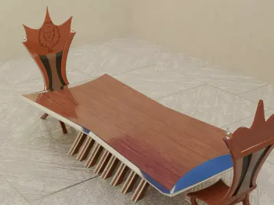 Table of the King and the Queen 3D model