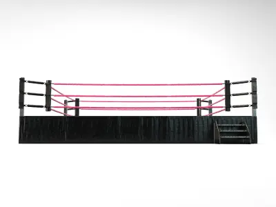 Wrestling Ring OVER SIZED 3D model