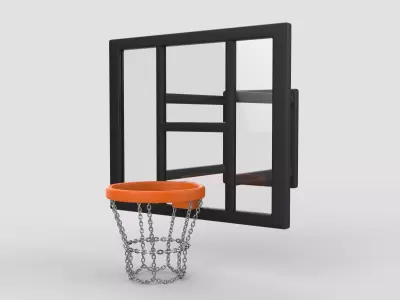 basketball hoop 02 3D model