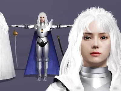 Realistic Griffith 3D Model  Next-Gen Quality  UE Engine Ready 3D model