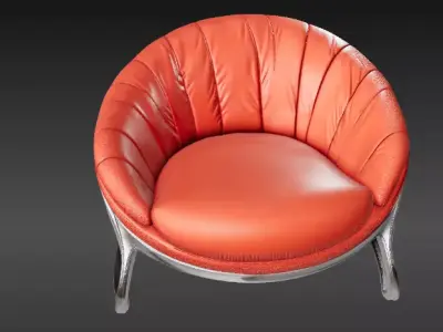 Premium Lounge Chair 3D Model Luxury Furniture  3D model