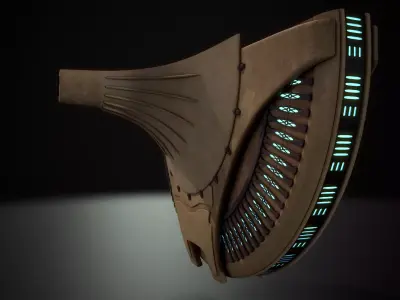 building 6b Low-poly 3D model