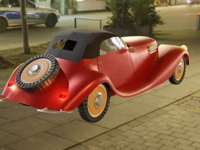 classic car model 3D model