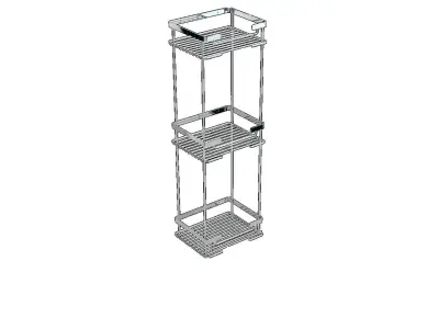 Hotel Square Rustproof Triple 3D model