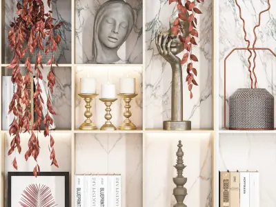 decorative set  48 3D model