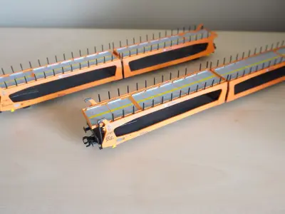 Pre supported H0 1-87 scale Laeks TA 370 SITFA freight car 3D print model