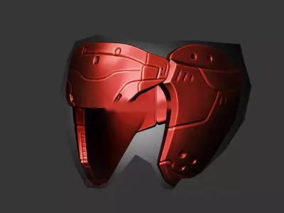 Spriggan Cosplay Helmet - Spriggan Neflix Anime  3D print model