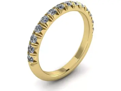 Alliance Wedding Band 3D print model
