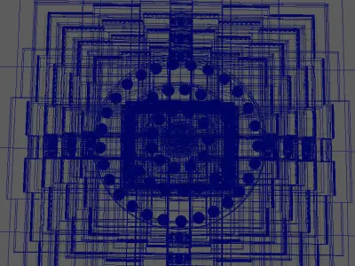 Borobudur Temple 3D model