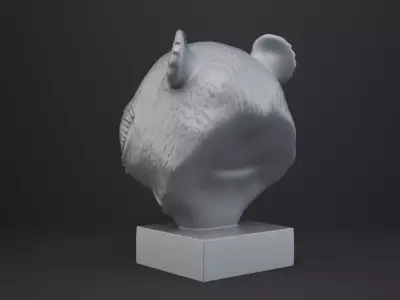 Panda Bust - Animal Figurine 3D print model