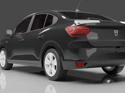 Dacia Logan 2021 Car 3D model