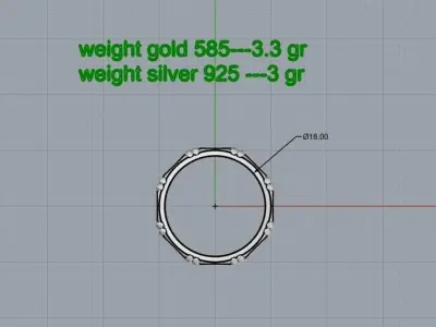 RING for 3d printing   Free 3D print model
