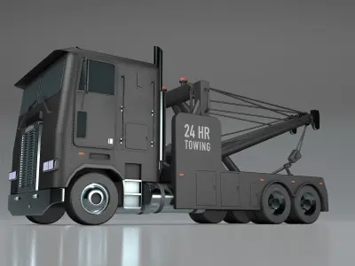 Freightliner TOW TRUCK 3D model