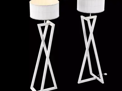 Modern floor lamp 2 3D model