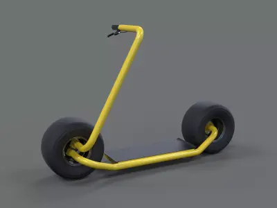 Stator electric scooter 3D model