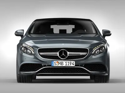 Mercedes Benz S63 AMG Coupe 2015 3D model