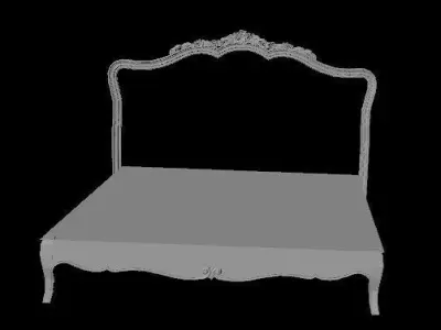 footboard and headboard 3D model