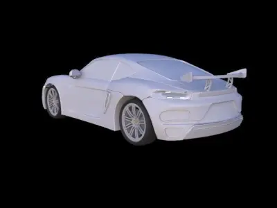 Porsche 718 cayman 3D model