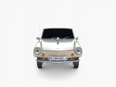 Amphicar 770 Cream Top Up 3D model