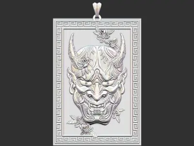 oni pendant 3D print model