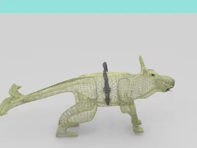 Sci-Fi Monster 4 Free 3D model